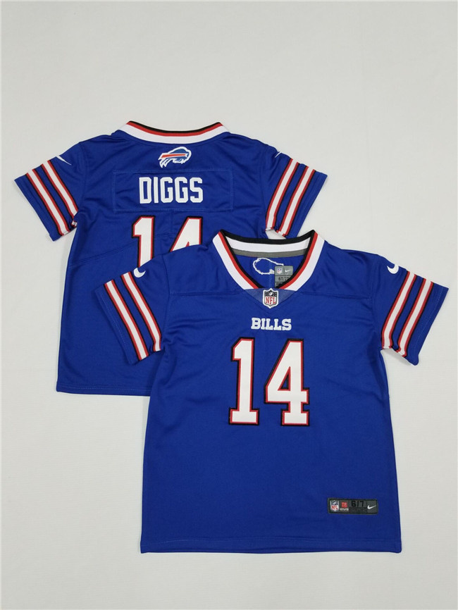 Toddlers Buffalo Bills #14 Stefon Diggs Blue Vapor Untouchable Limited Stitched Jersey